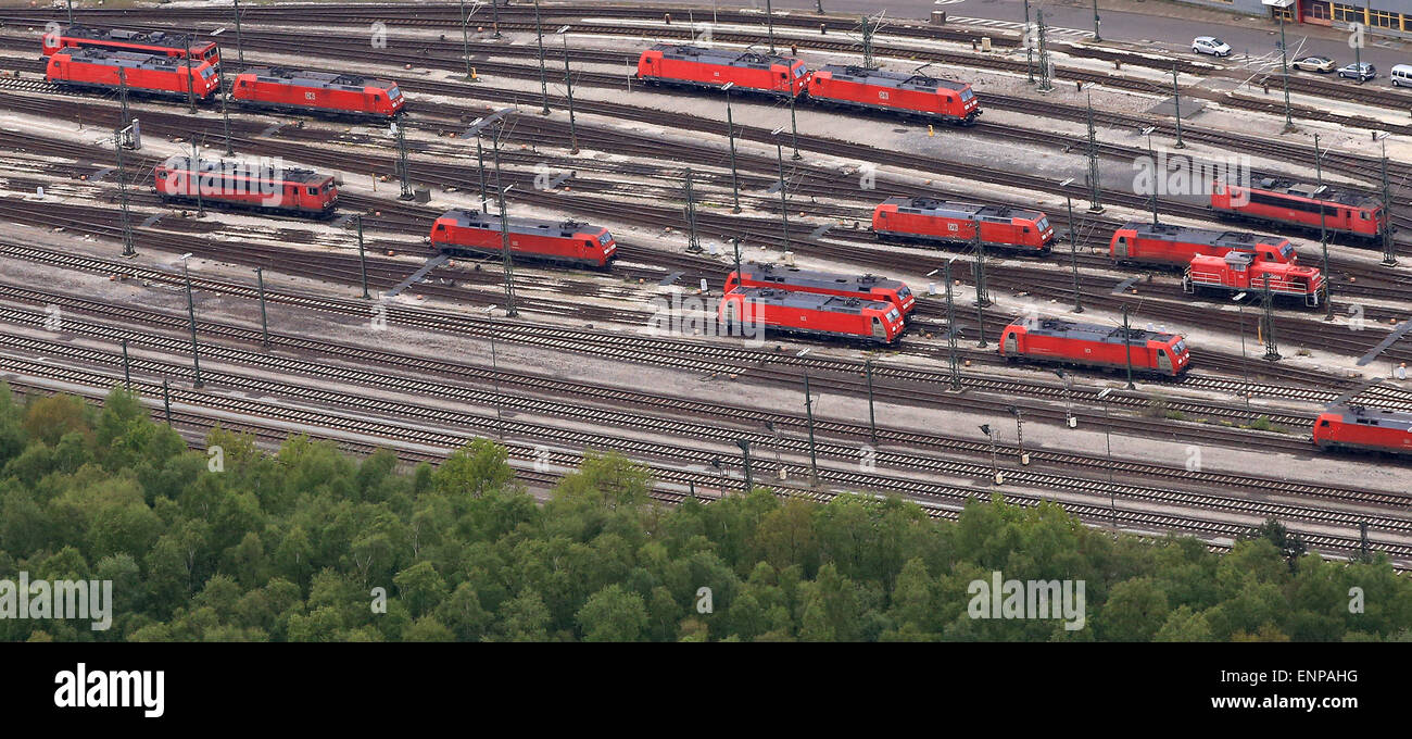 Seevetal Deutschland 9 Mai 2015 Zuge An Der Rangier Bahnhof In