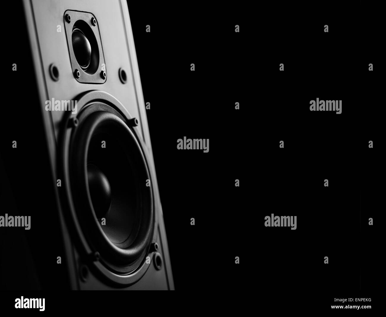 Zwei-Wege-Lautsprecher Stockfoto