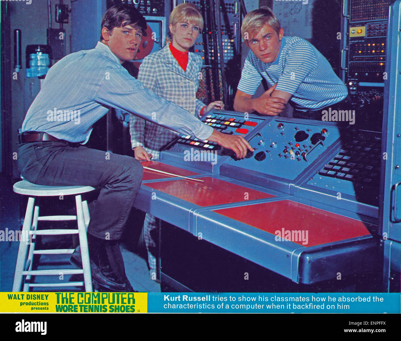 Der Computer Wore Tennis Schuhe, aka: Superhirn in Tennisschuhen, USA 1969, Regie: Robert Butler, Monia: Kurt Russell ("Links" Stockfoto