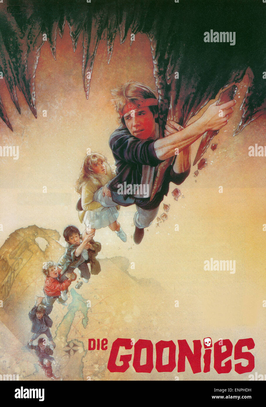 Die Goonies, aka: sterben Goonies, USA 1985, Regie: Richard Donner, Filmplakat Stockfoto