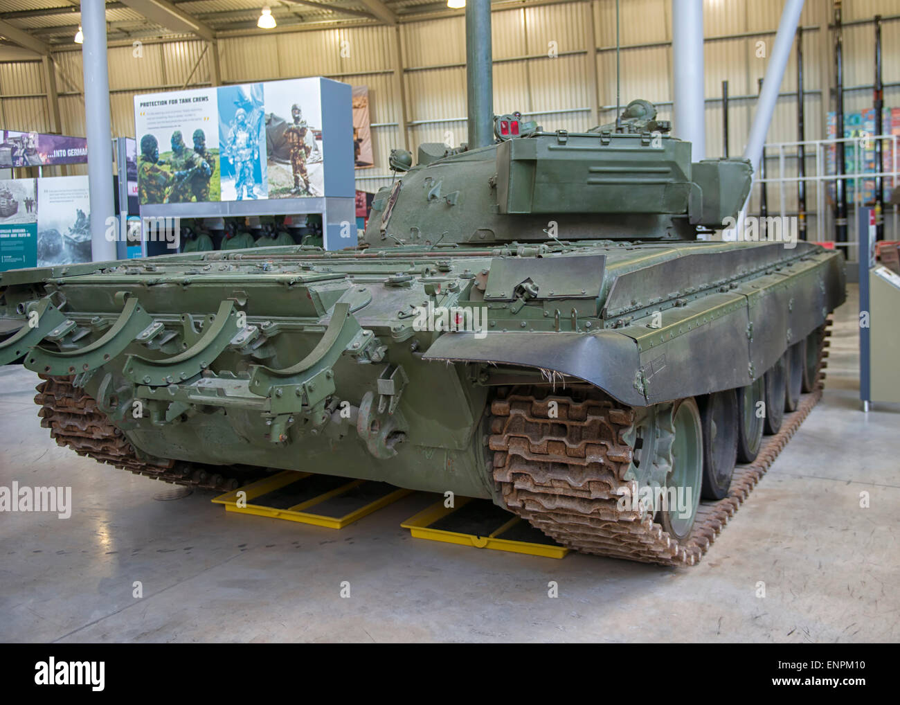 T-72 Kampfpanzer im Panzermuseum in Bovington, England Stockfoto