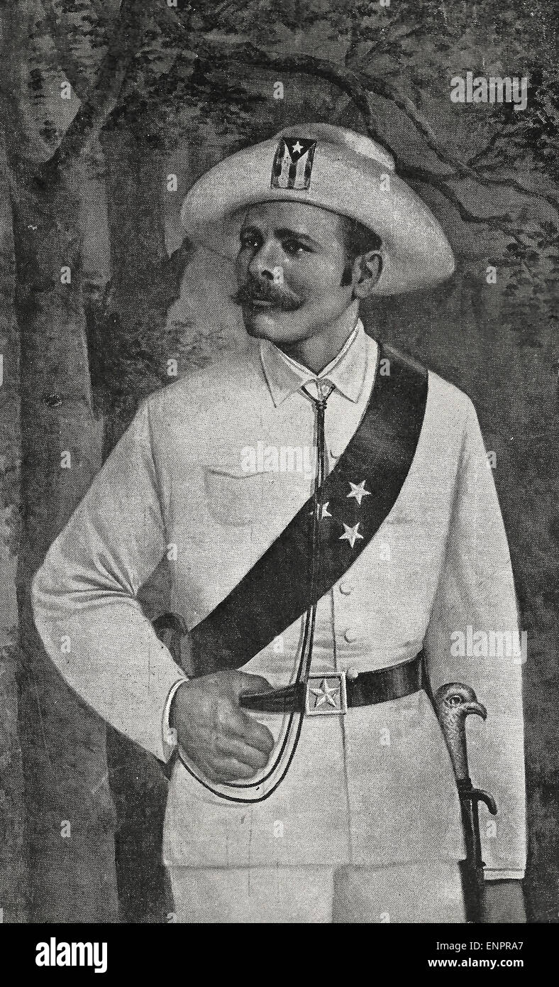 Antonio Maceo Grajales, Leutnant General, Armee der Befreiung, Kuba Stockfoto