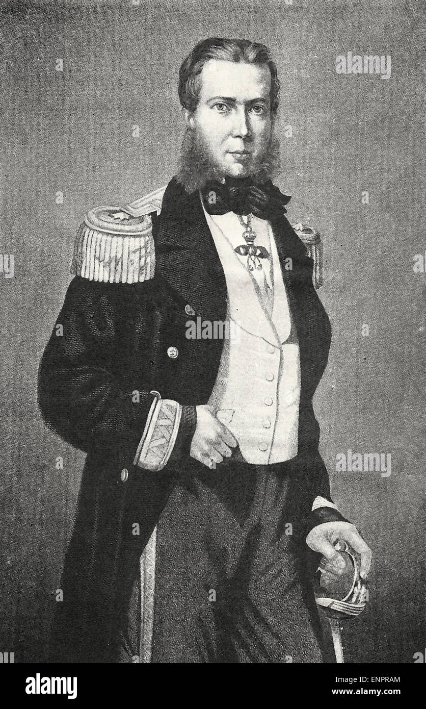 Der Erzherzog Maximilian - später Kaiser Maximiliano von Mexiko Stockfoto