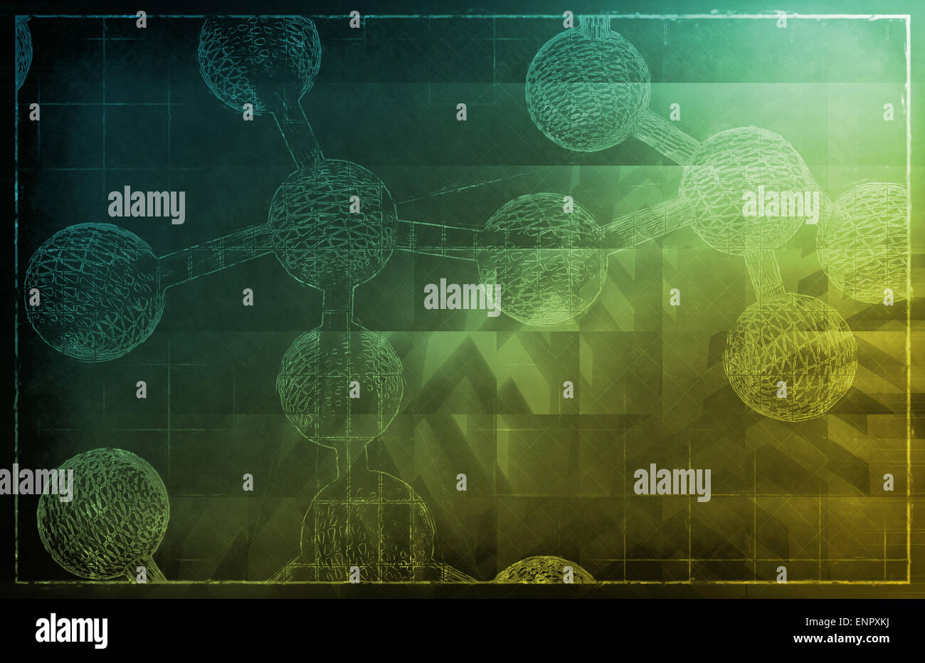 Futuristisches Design Abstract Background als Konzept Stockfoto
