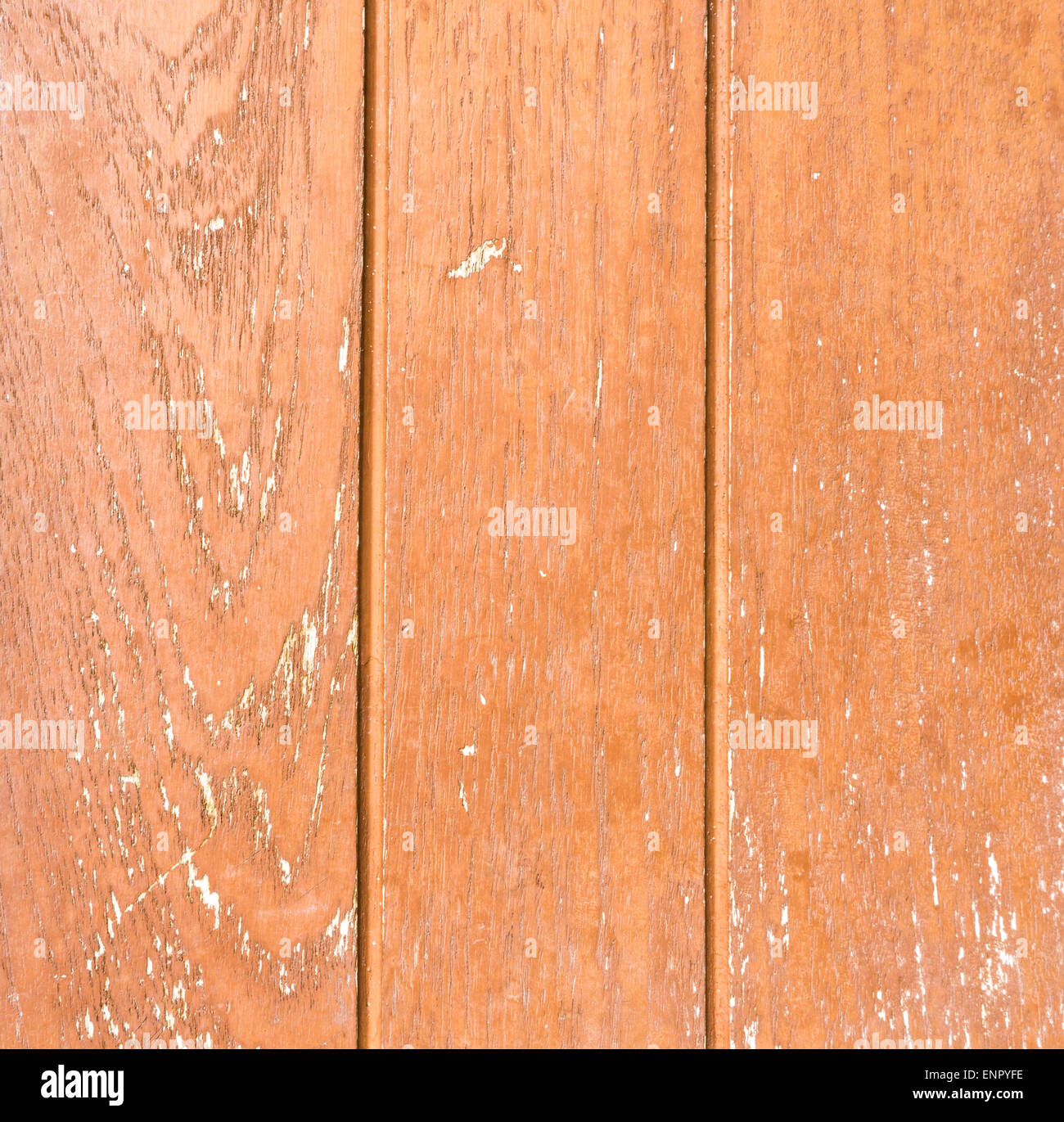 Leichte braune Holztür Textur mit Scratch Stockfoto