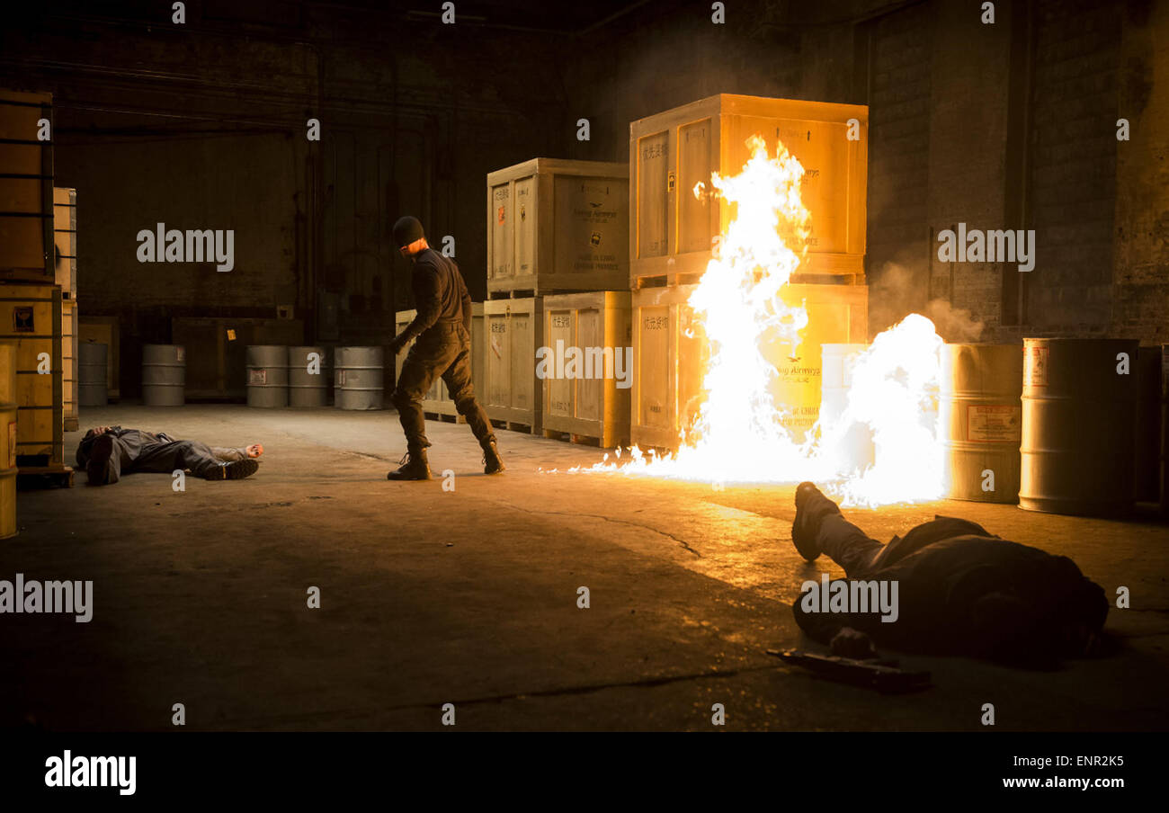 Marvel ist Daredevil oder einfach Draufgänger, ist eine US-amerikanische Web-TV-Serie für Netflix von Drew Goddard, basierend auf den Marvel Comics Charakter mit dem gleichen Namen erstellt.   Dieses Foto ist nur zu redaktionellen Zwecken und unterliegen dem Copyright von der Filmgesellschaft und/oder der Fotograf von dem Film oder der Firma zugeordnet und kann nur durch Veröffentlichungen im Zusammenhang mit der Förderung der oben genannten Film reproduziert werden. Eine obligatorische Gutschrift auf die Filmgesellschaft ist erforderlich. Der Fotograf sollte auch angerechnet werden, wenn bekannt. Stockfoto