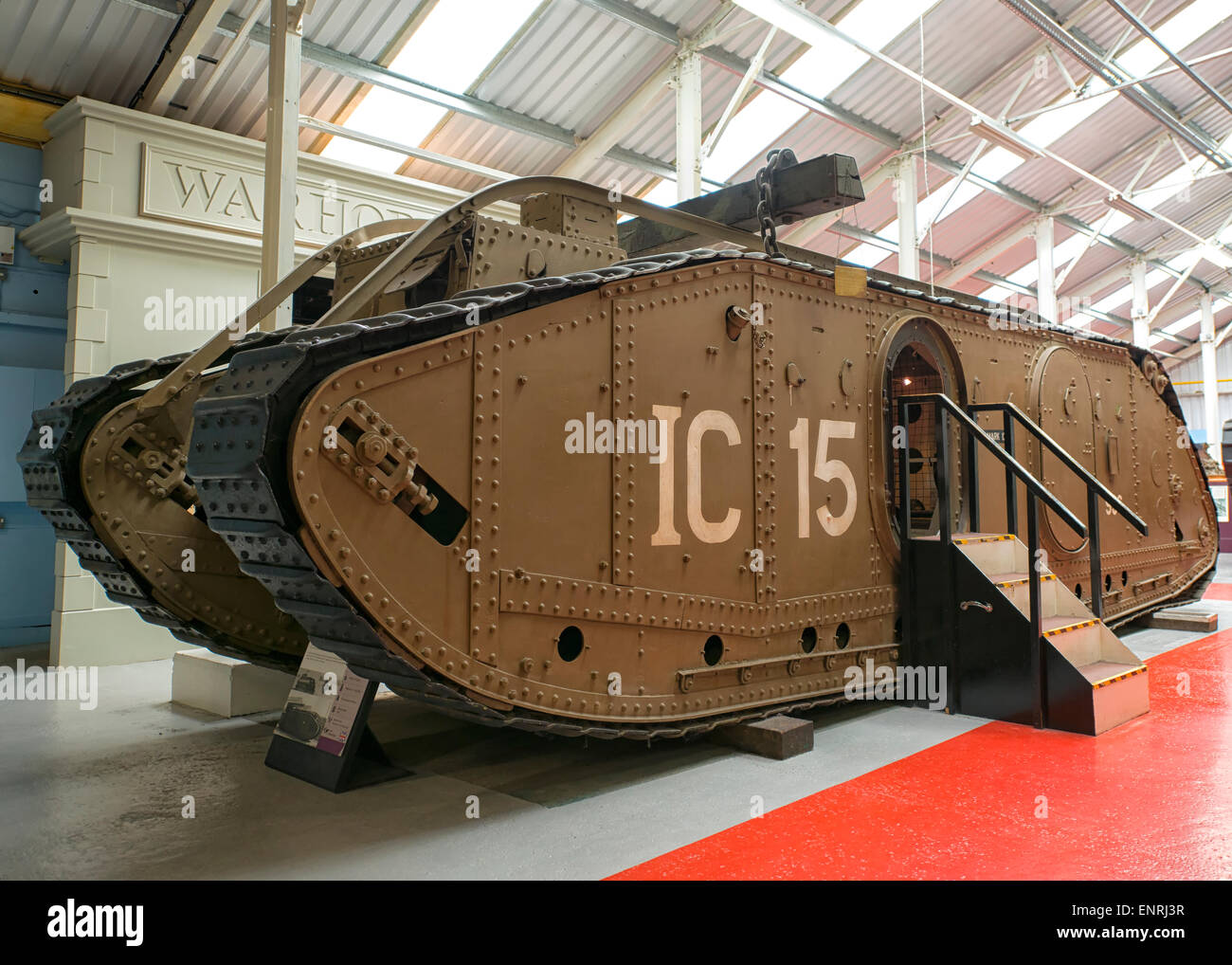 Mark IX Tank im Tank Museum in Bovington, England Stockfoto