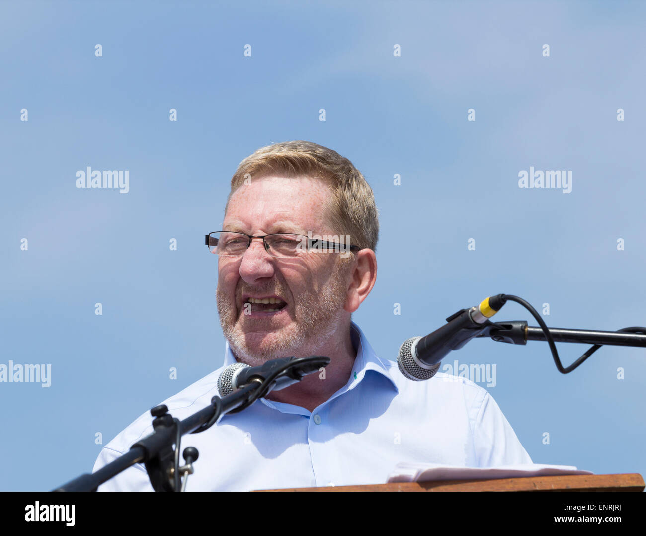 Len McCluskey, Generalsekretär der Union zu vereinen. UK Stockfoto