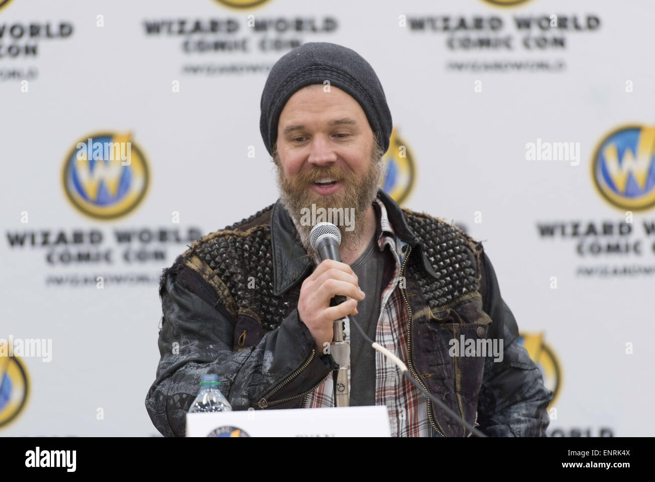 Philadelphia, Pennsylvania, USA. 10. Mai 2015. Schauspieler RYAN HURST, am bekanntesten für seine Rollen als Gerry Bertier in Disneys Remember the Titans sowie Opie auf FX Network Serie Sons of Anarchy während einer Presser auf der Wizard World Comic Con Convention. Bildnachweis: Ricky Fitchett/ZUMA Draht/Alamy Live-Nachrichten Stockfoto