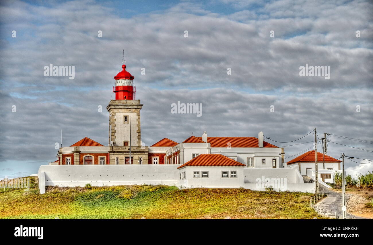 Leuchtturm in Portugal Stockfoto