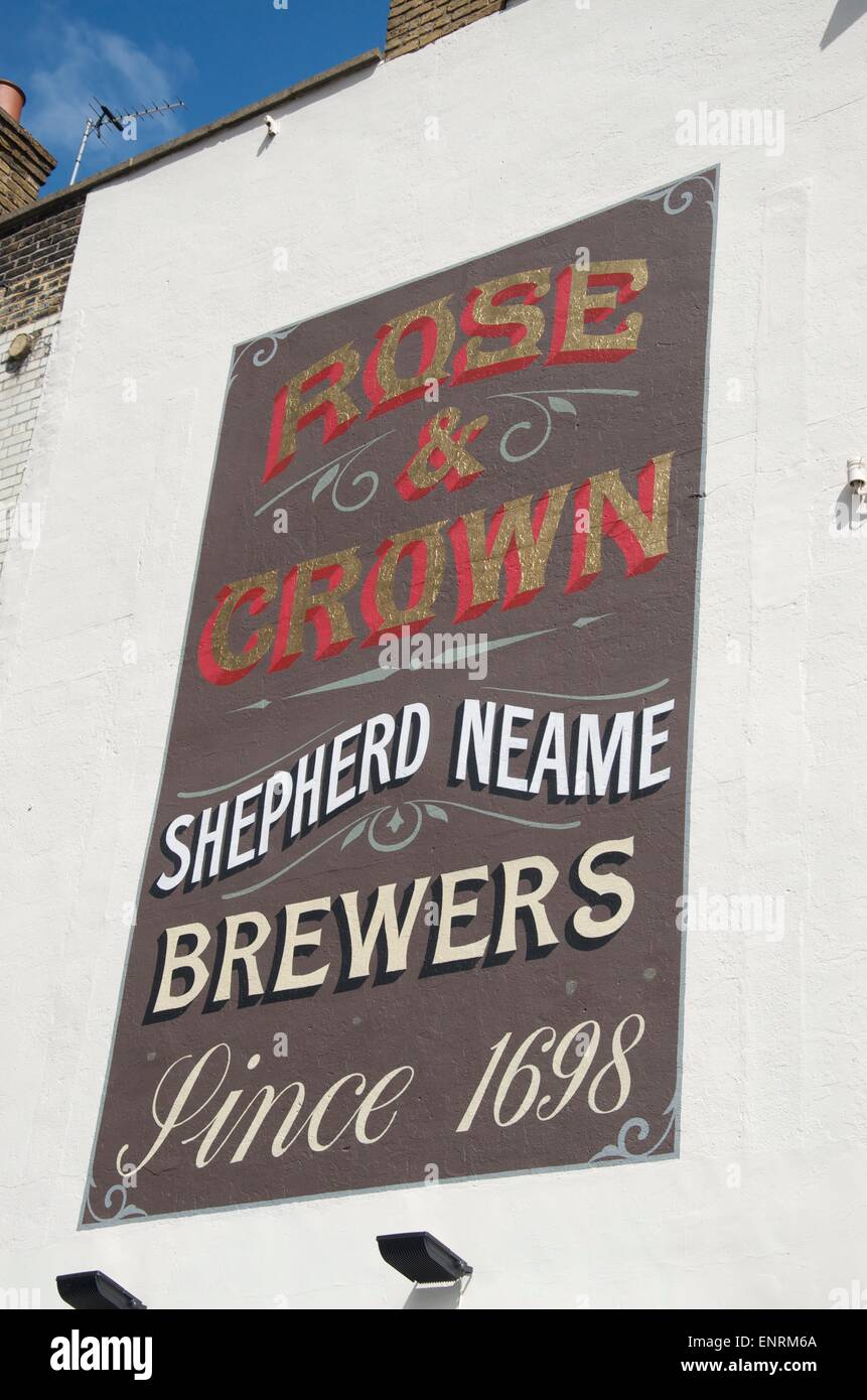 Der Rose & Crown Pub, Colombo Street, Southwark, London, SE1 Stockfoto