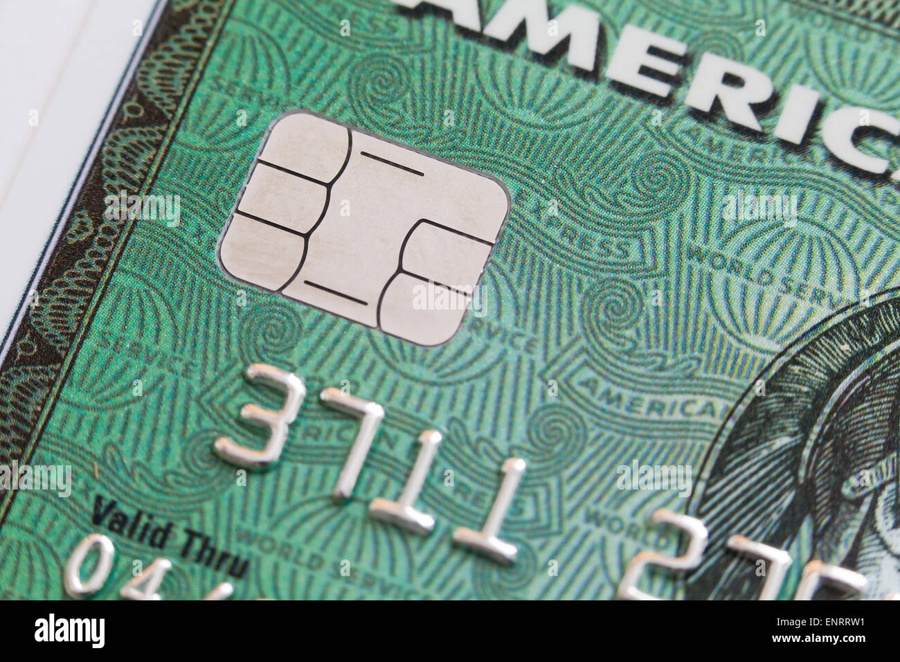 American Express Karte Closeup - USA Stockfoto