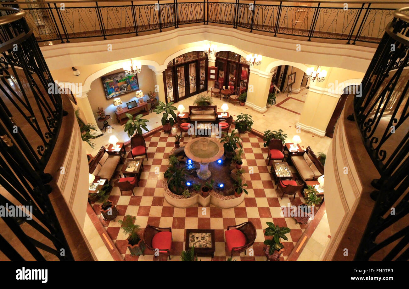 Lobby des Hotels Iberostar Grand Trinidad, Trinidad, Kuba Stockfoto