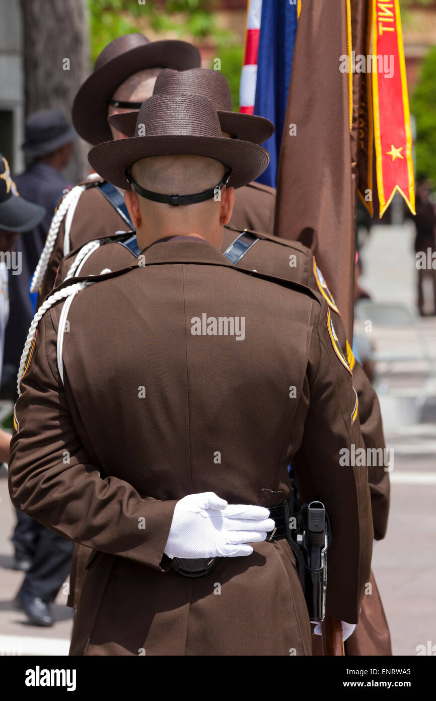 Nationale Polizei-Woche-Ehrengarde Wettbewerbs 2015 - Washington, DC USA Stockfoto