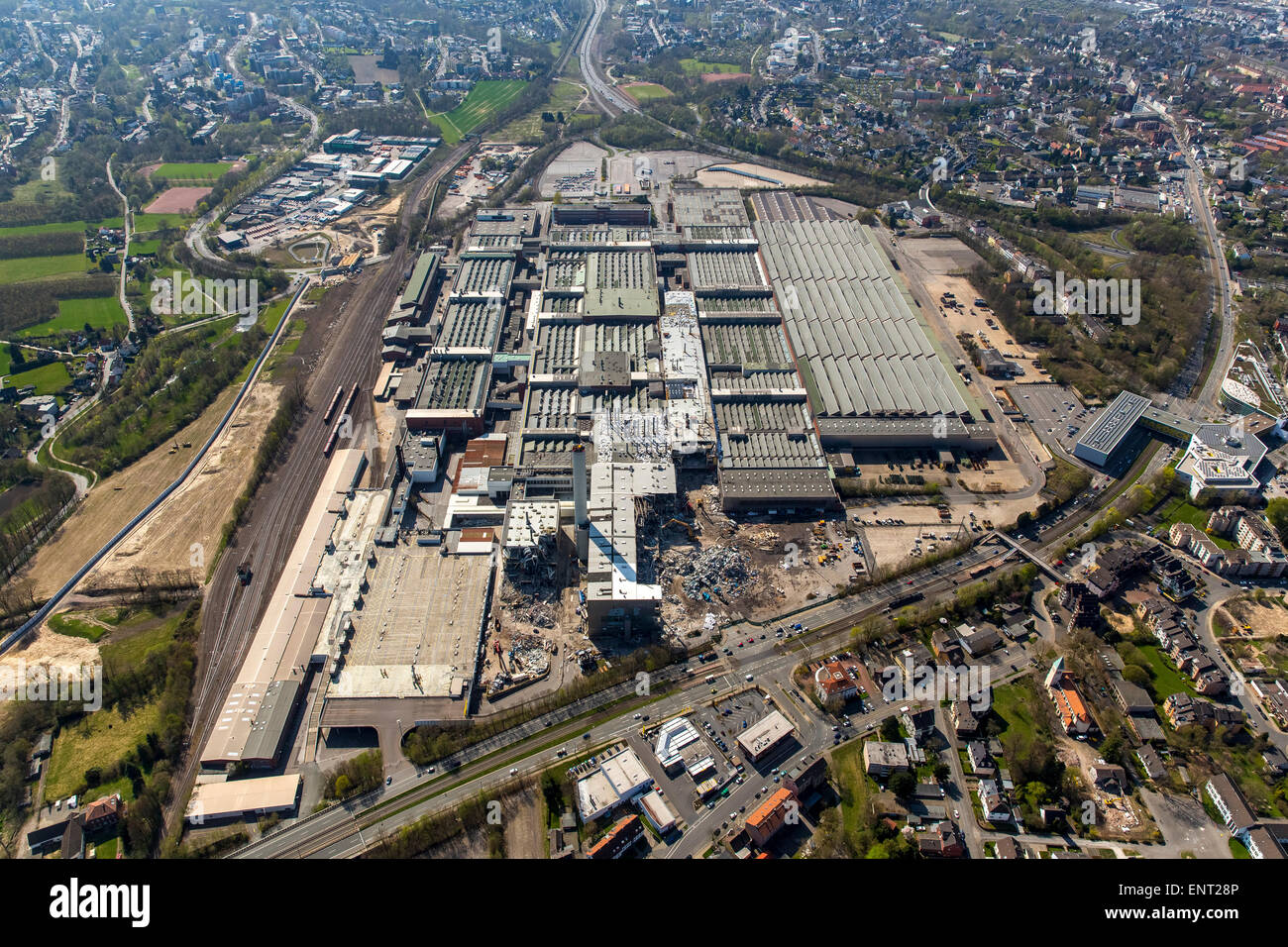 OPEL-Werk 1, Abriss, Bochum, Ruhrgebiet, Deutschland Stockfoto