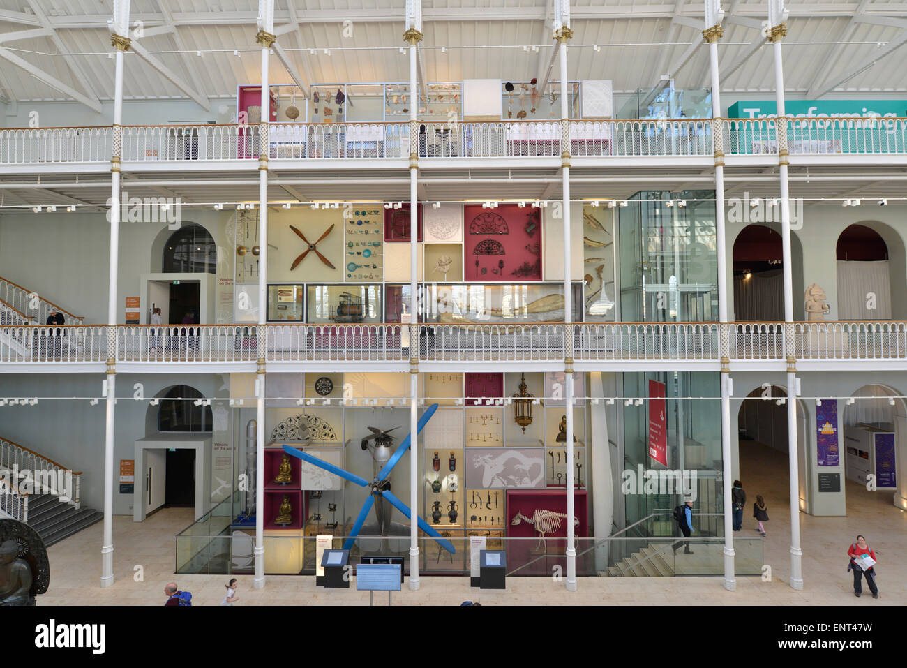 Innenansicht des National Museum of Scotland in Edinburgh Stockfoto