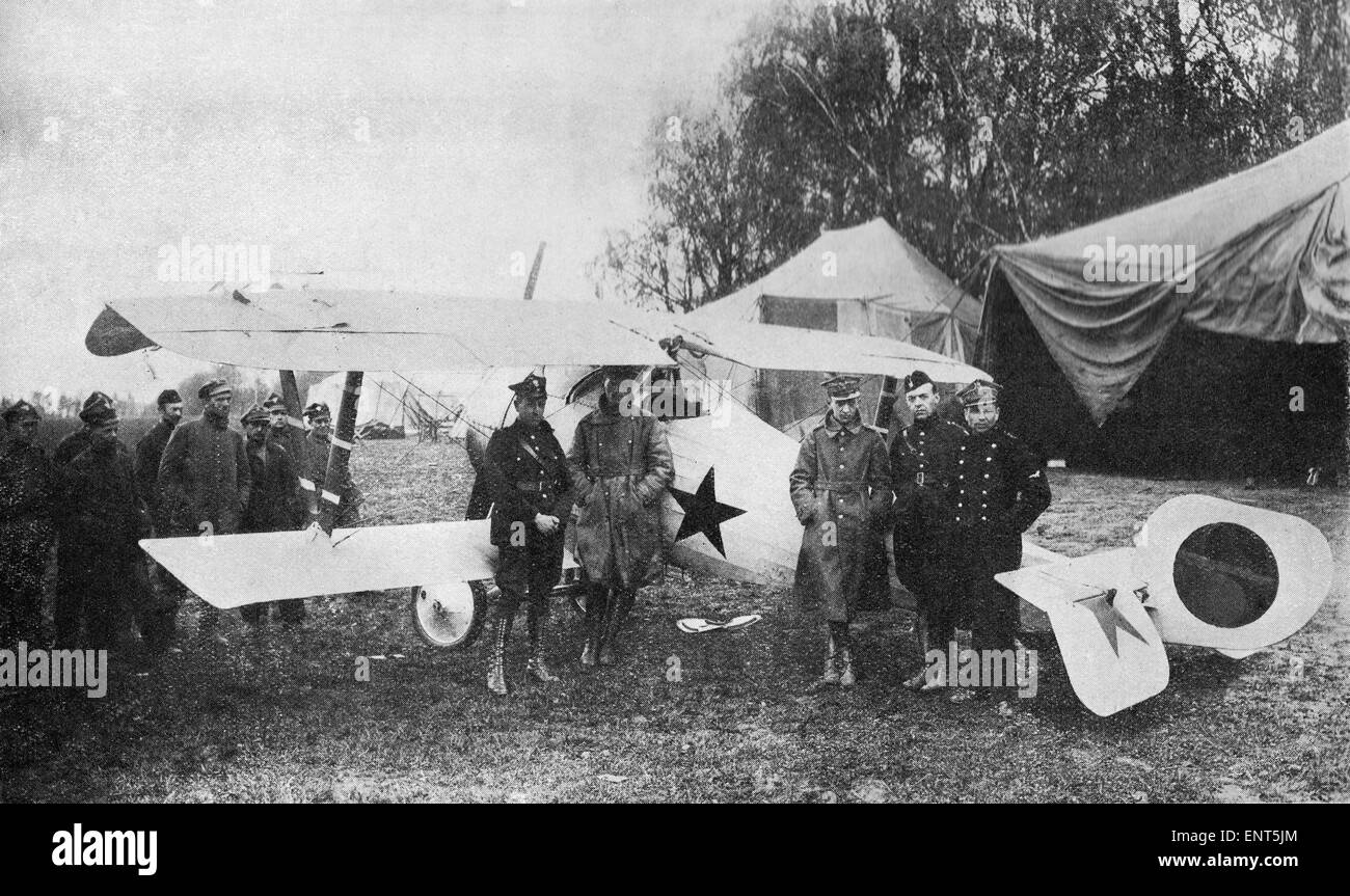 Polnische 14. Geschwader polnischen sowjetischer Krieg Stockfoto