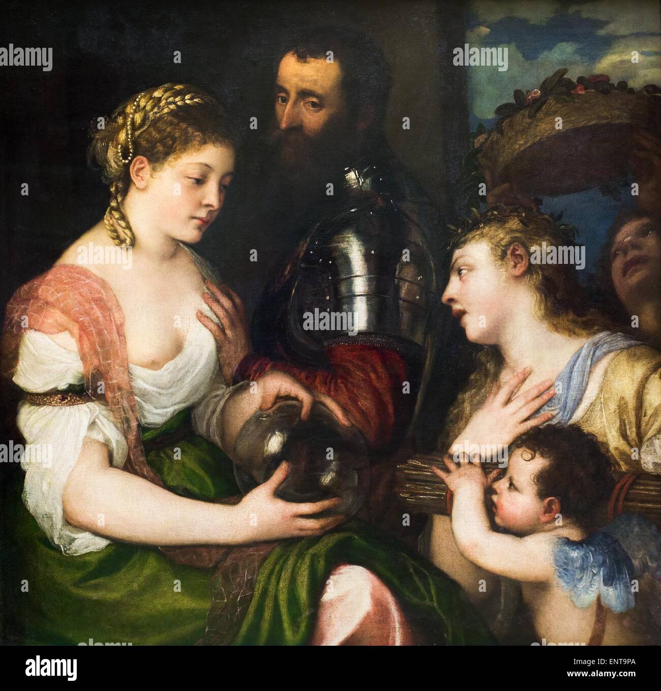 Eheliche Allegorie 10.02.2013 - Sammlung des 16. Jahrhunderts Stockfoto