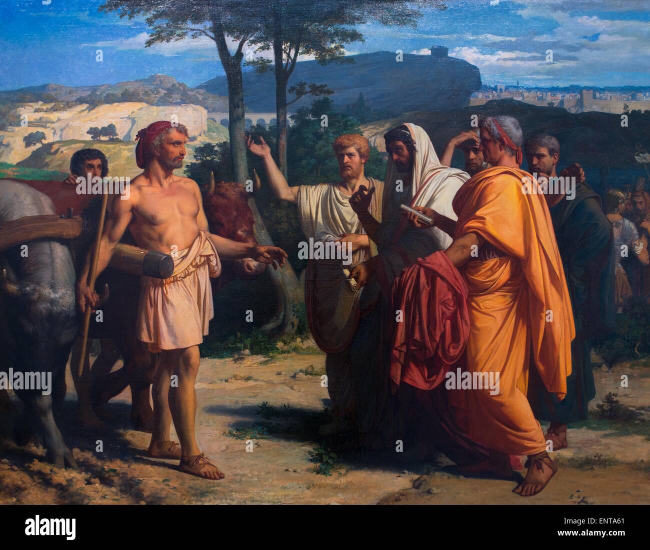 Cincinnatus empfängt die Botschafter verantwortlich für bringt ihn die
