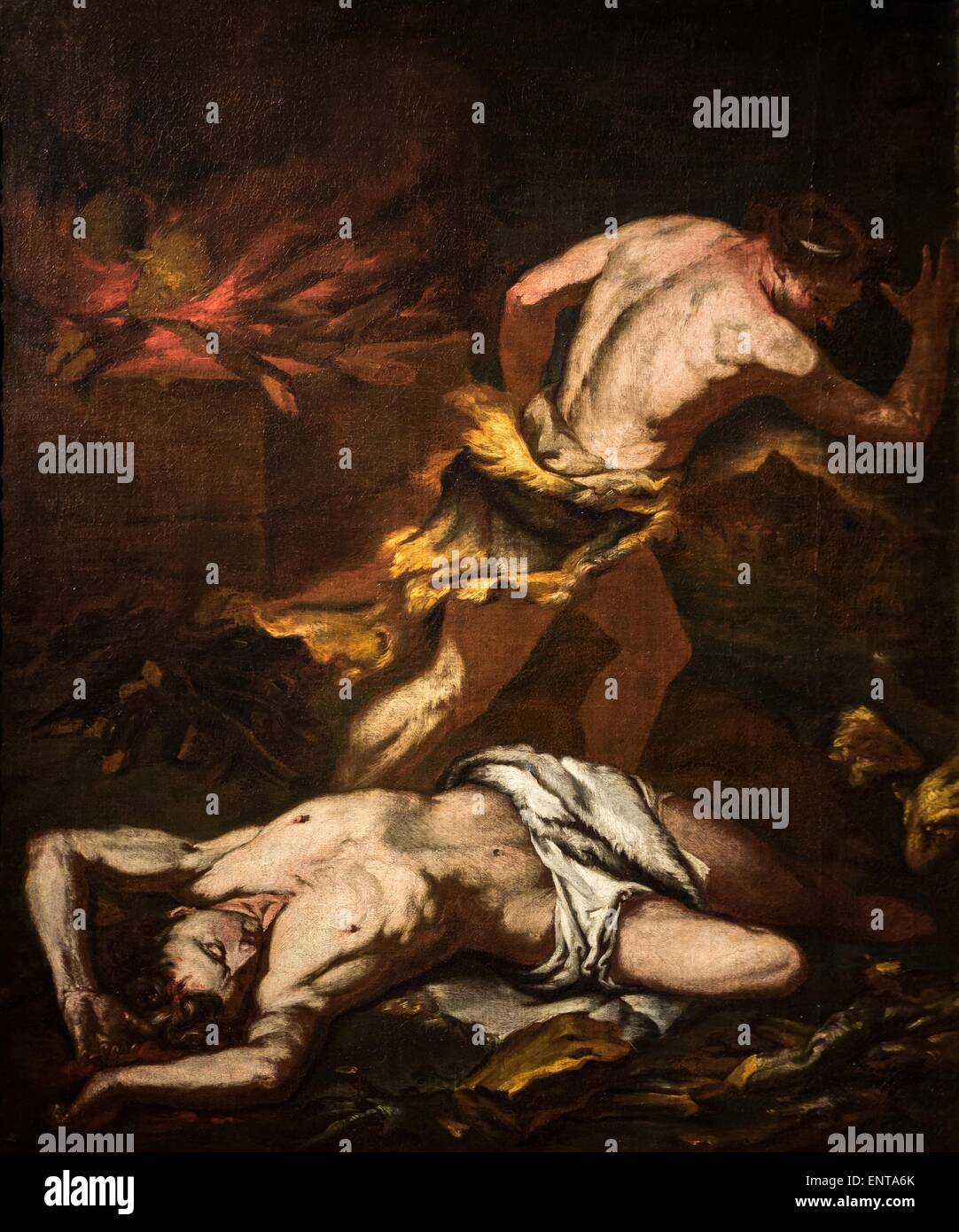 Kain und Abel 25.10.2013 - Sammlung des 18. Jahrhunderts Stockfoto
