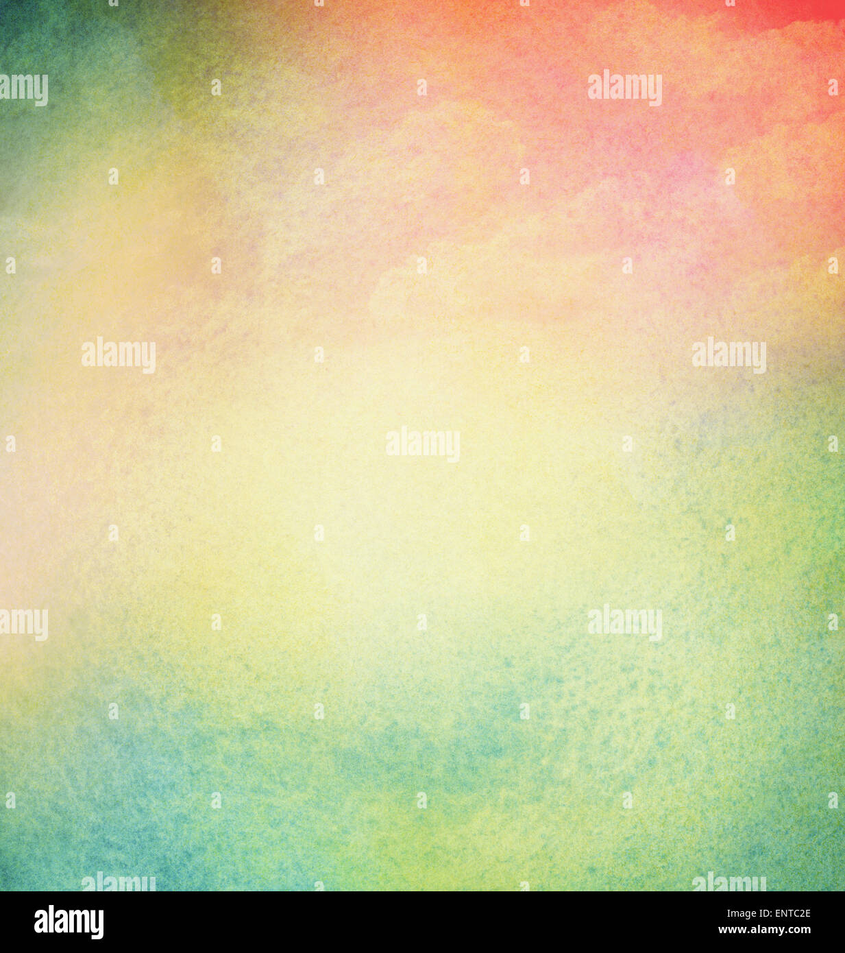Abstrakte hellen bunten Aquarell Hintergrund mit Cloud. Frühling, Sommer-Thema Stockfoto