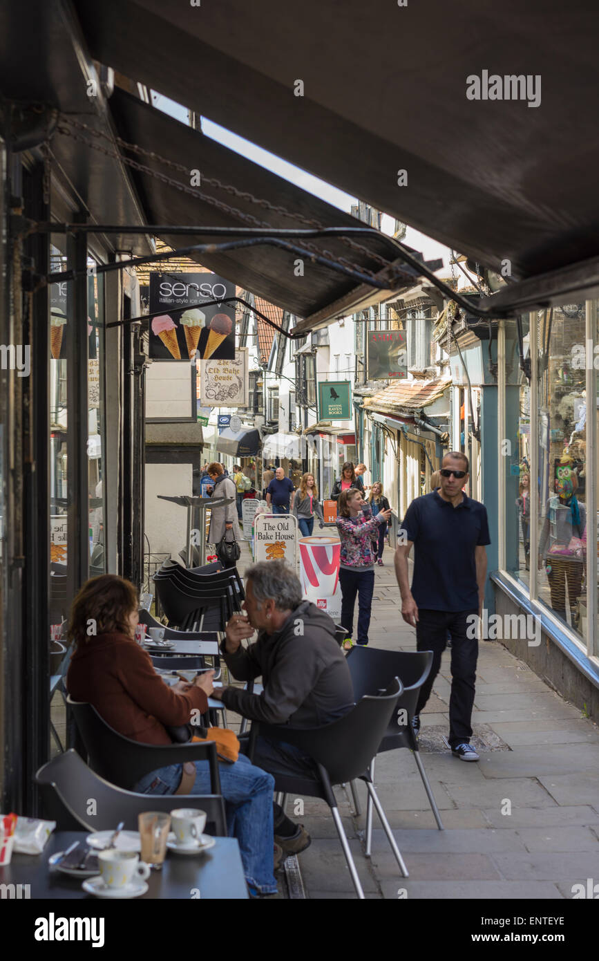 Billig-Straße in Frome, Somerset gehört zu Europas am besten erhaltenen mittelalterlichen Einkaufsstraßen. Stockfoto