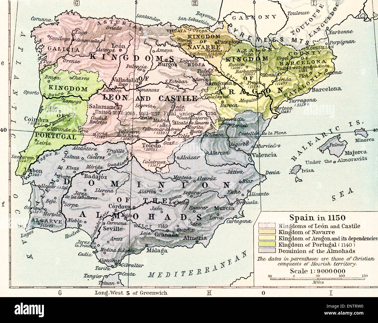 Aragonien Karte Aragonien Karte