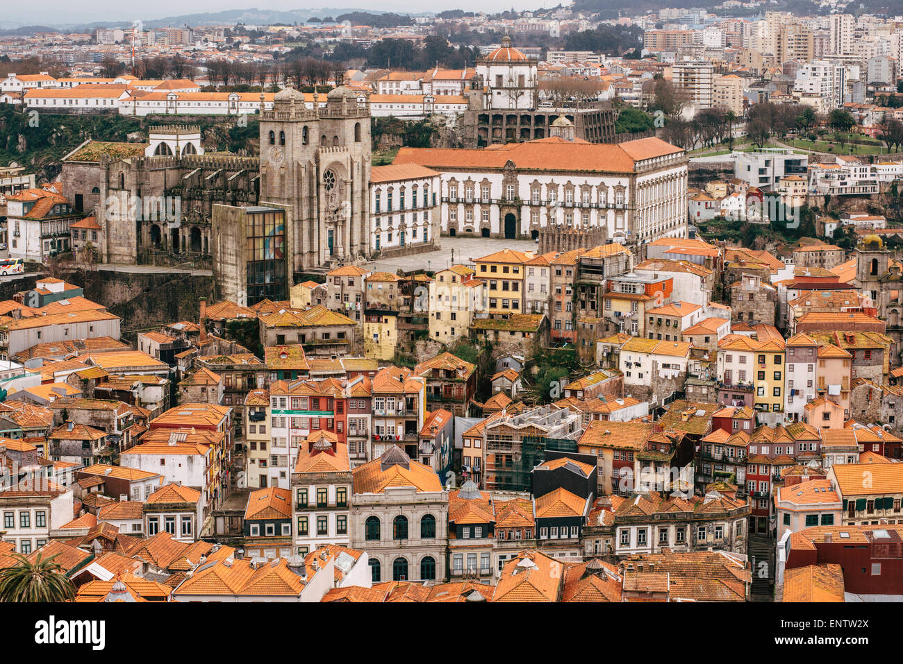Kathedrale von Porto und dem Stadtzentrum Stockfoto