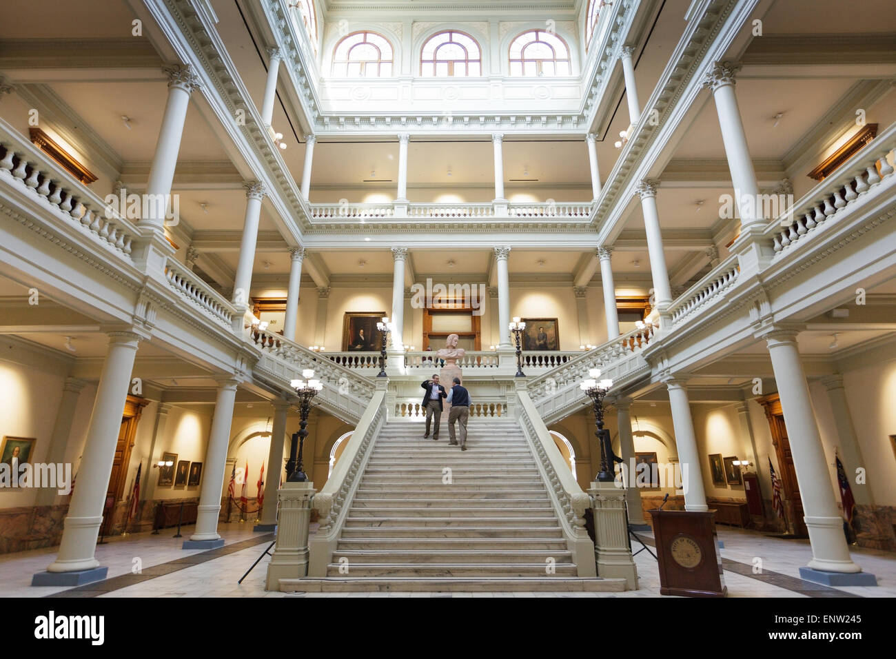 Innere des State Capitol building, Atlanta, Georgia, USA. Stockfoto