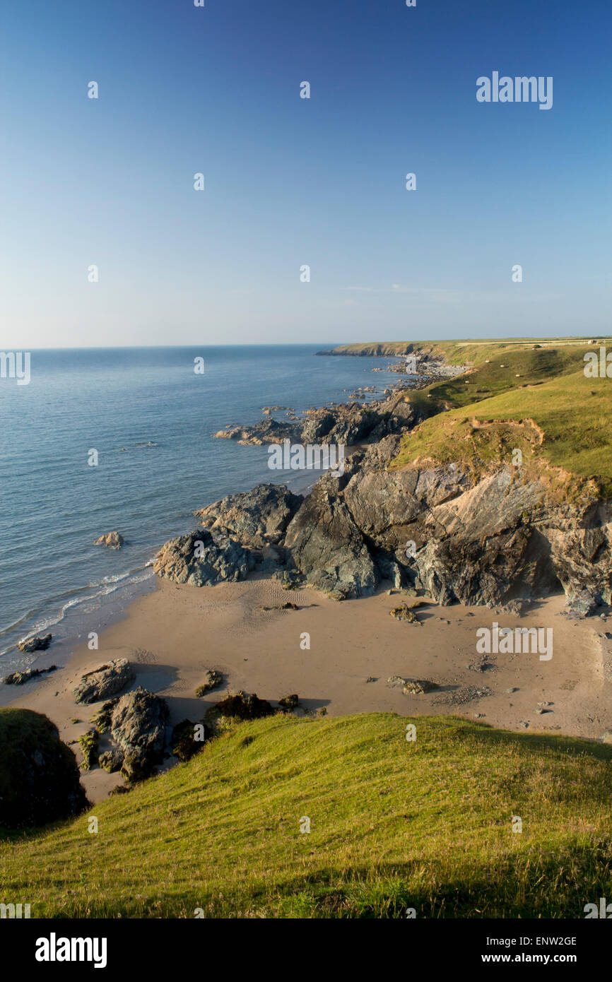 Porth Towyn nördlichen Teil des Strandes Cardigan Halbinsel Caernarfon Bay Gwynedd North Wales UK Stockfoto