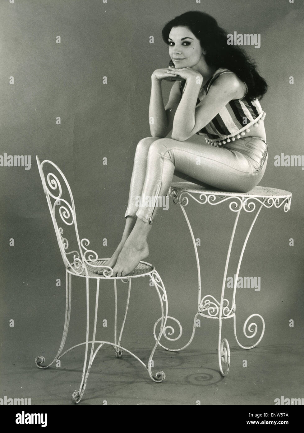 Australische Pop-Sängerin PATSY ANN NOBLE über 1963 Stockfoto
