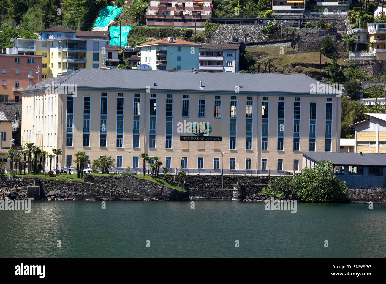 Dannemann Center in Brissago Stockfoto
