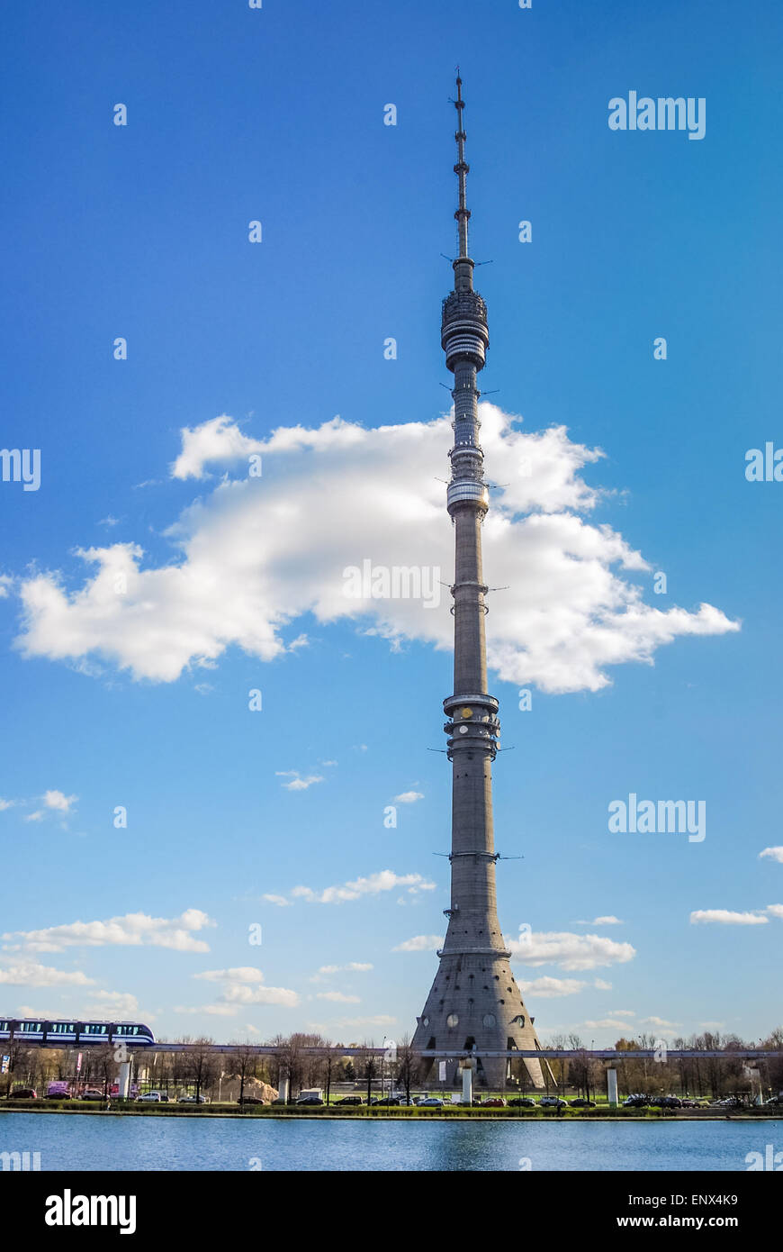 Ostankino-Turm Stockfoto