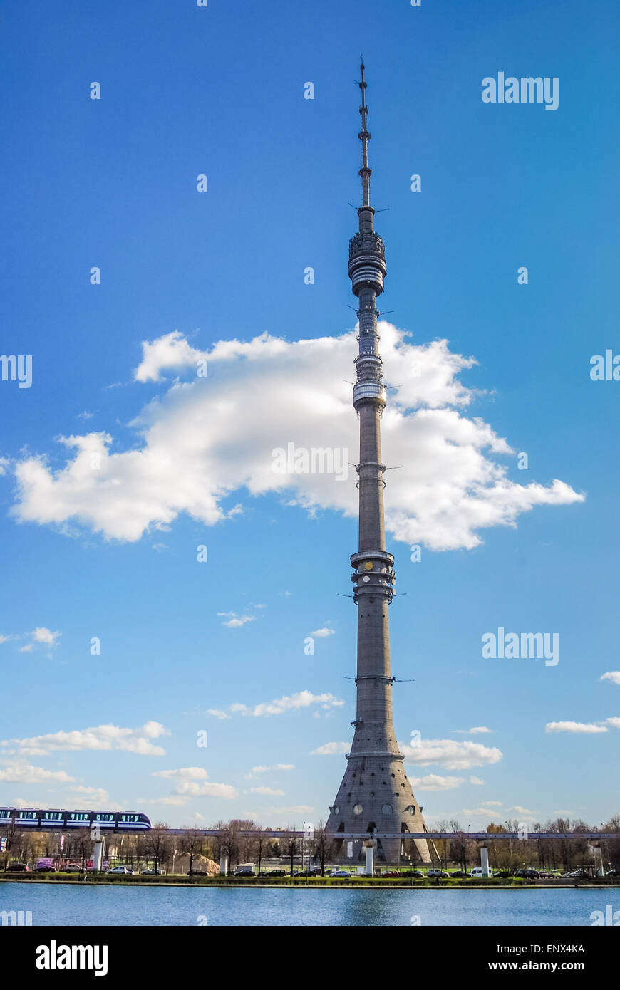 Ostankino-Turm Stockfoto