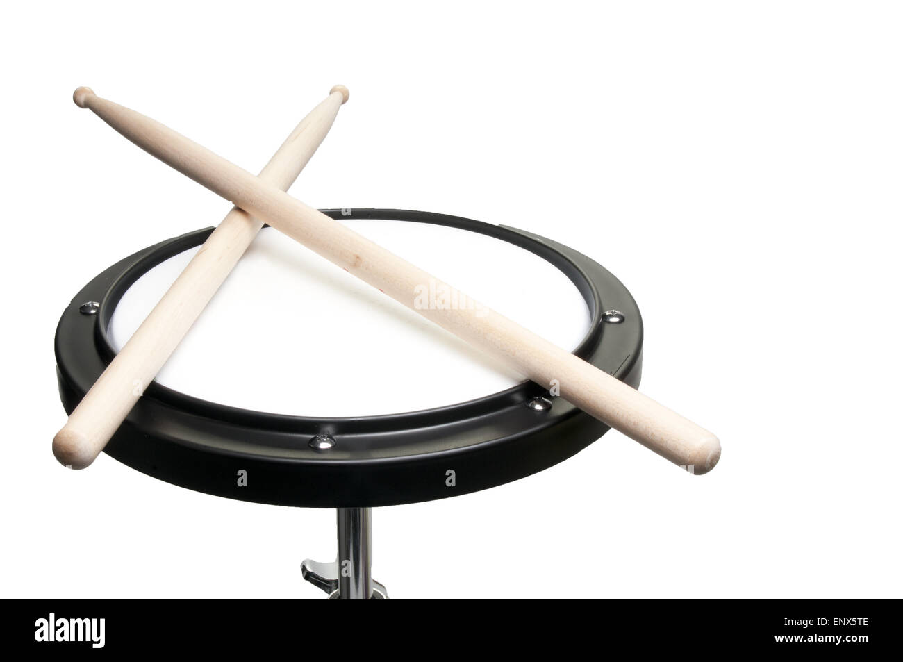 Praxis Drumpad Stockfoto