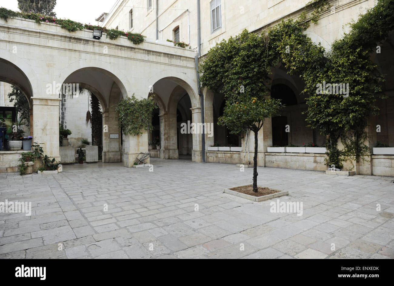 Israel. Jerusalem. Kirche der Geißelung. Altstadt. Muslimische Viertel. Stockfoto