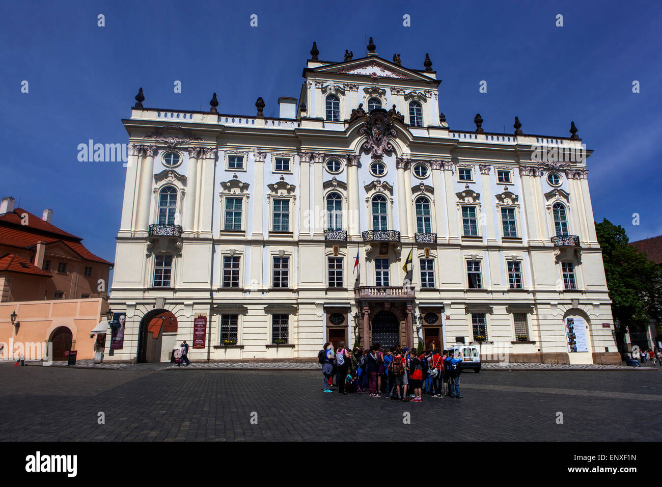 Das Erzbischofspalast in Prag Hradcany Stockfoto