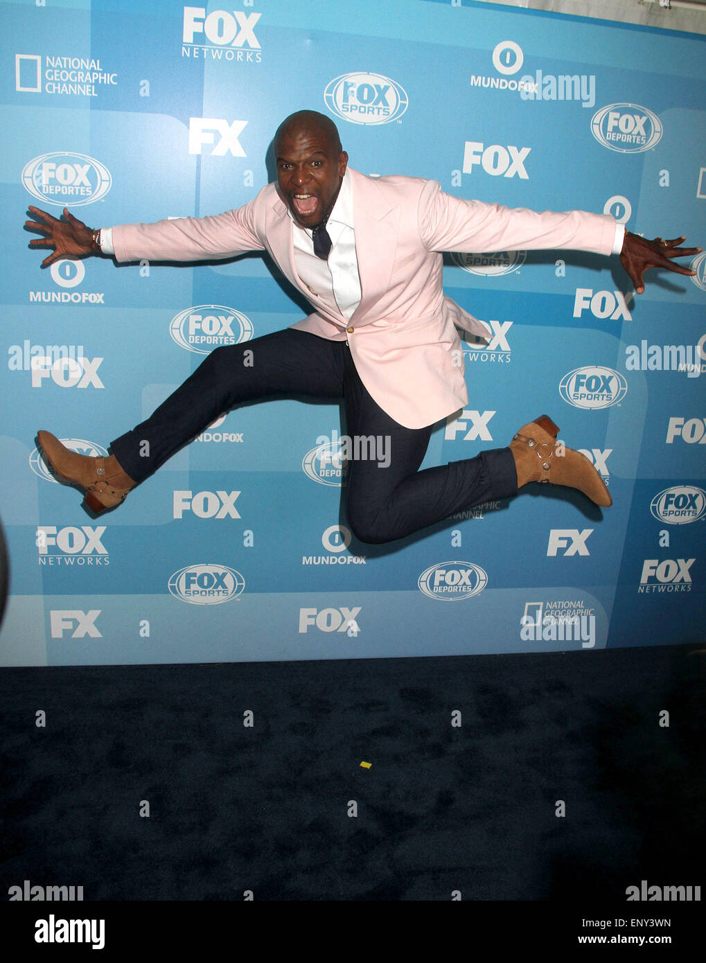 New York, New York, USA. 11. Mai 2015. Schauspieler/ehemalige Football-Spieler TERRY CREWS besucht die 2015 Fox Upfront Präsentation am Wollman Rink im Central Park. Bildnachweis: Nancy Kaszerman/ZUMAPRESS.com/Alamy Live-Nachrichten Stockfoto