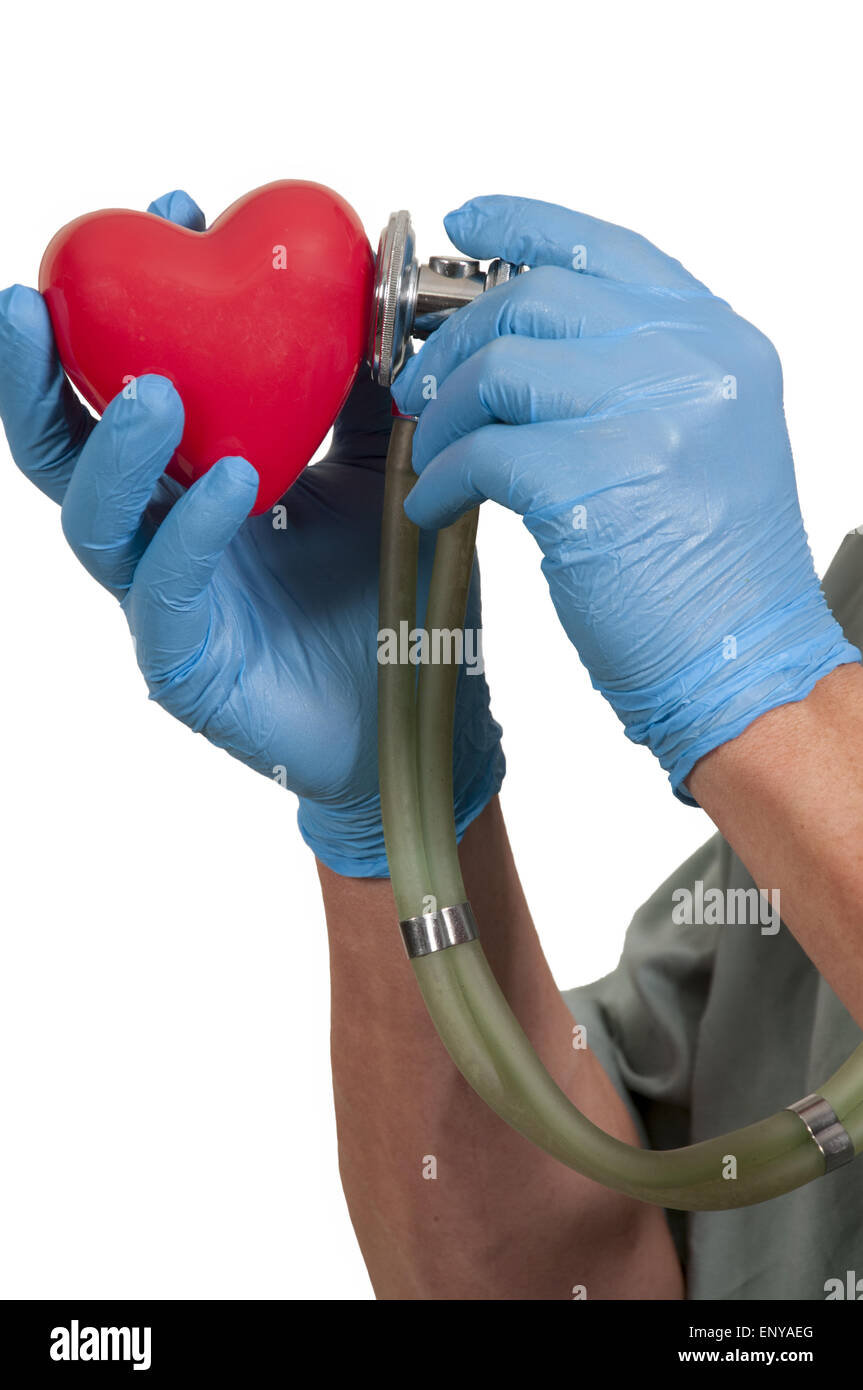 Männliche Kardiologe Stockfoto