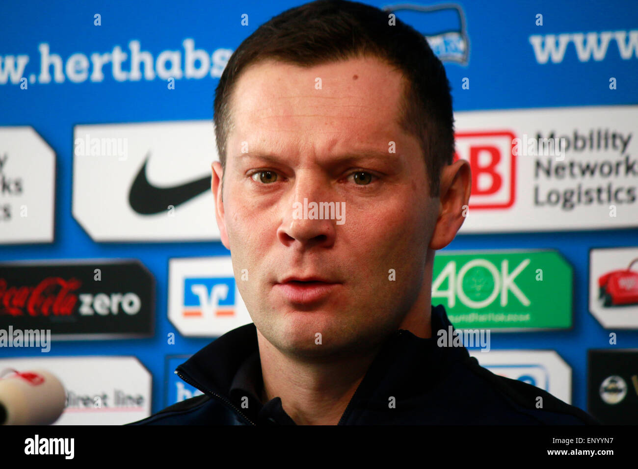 PAL Dardai - Vorstellung des Neuen Trainer von Hertha BSC Berlin, 5. Februar 2015, Berlin. Stockfoto