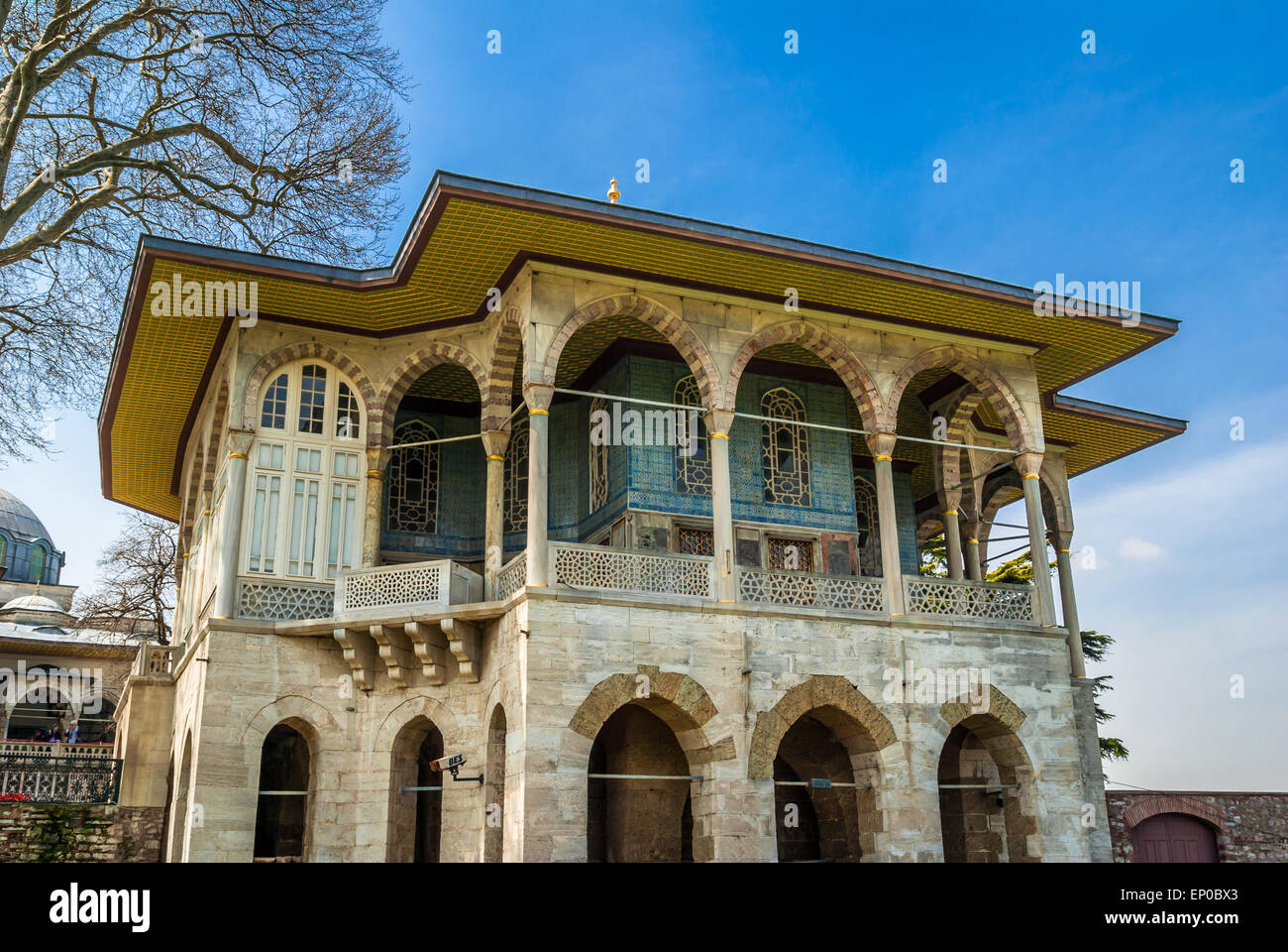 Topkapi Palast, Istanbul, Türkei-Topkapi-Palast war der Hauptwohnsitz der osmanischen Sultane seit etwa 400 Jahren Stockfoto