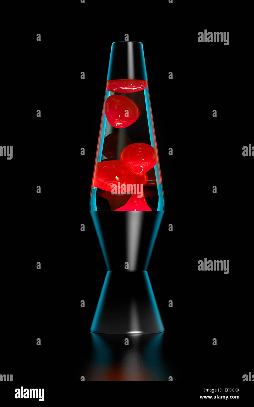 Lava-Lampe Stockfoto
