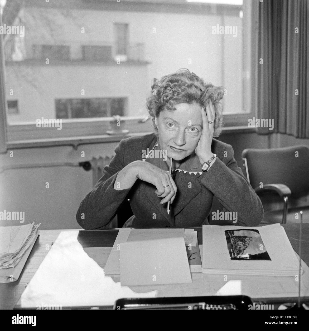 Deutsche plant Ida Ehre bereitet sich auf ihre Sprechrolle in Emile