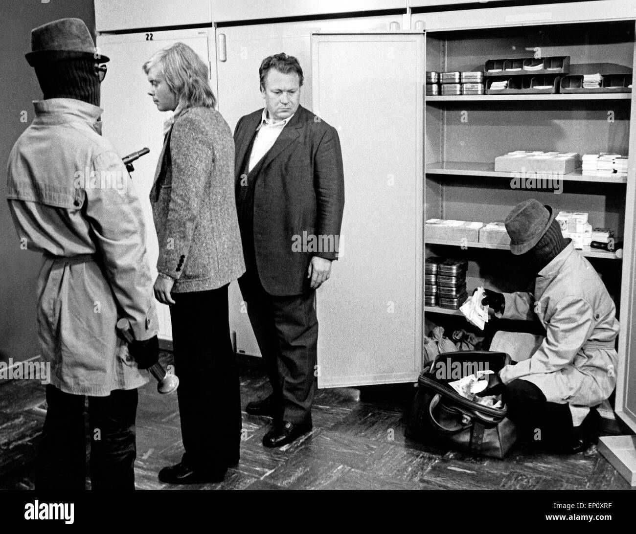 Sonderdezernat K1, Folge: Kassensturz um Mitternacht, Monia: Volker Lechtenbrink, Günter Strack Stockfoto