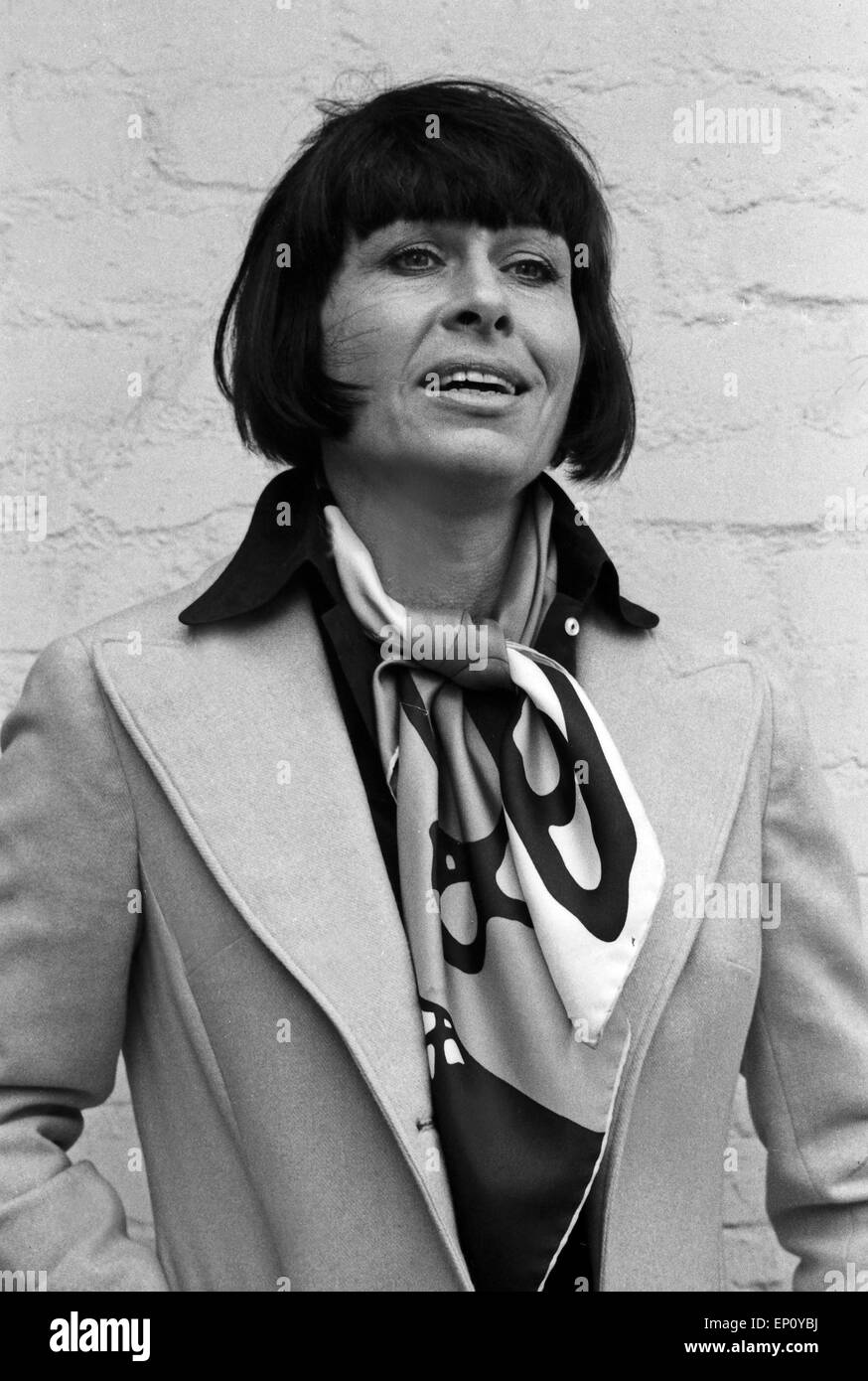 Deutsche Plant und Autorin Barbara Rütting, Deutschland 1970er Jahre ...