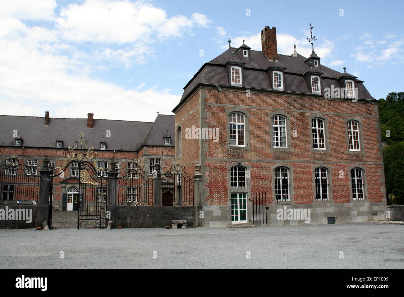 Freye. Juni-08-2014.  Schloss Freye aus dem 15. Jahrhundert im Dorf Freye. Belgischen Ardennen Stockfoto