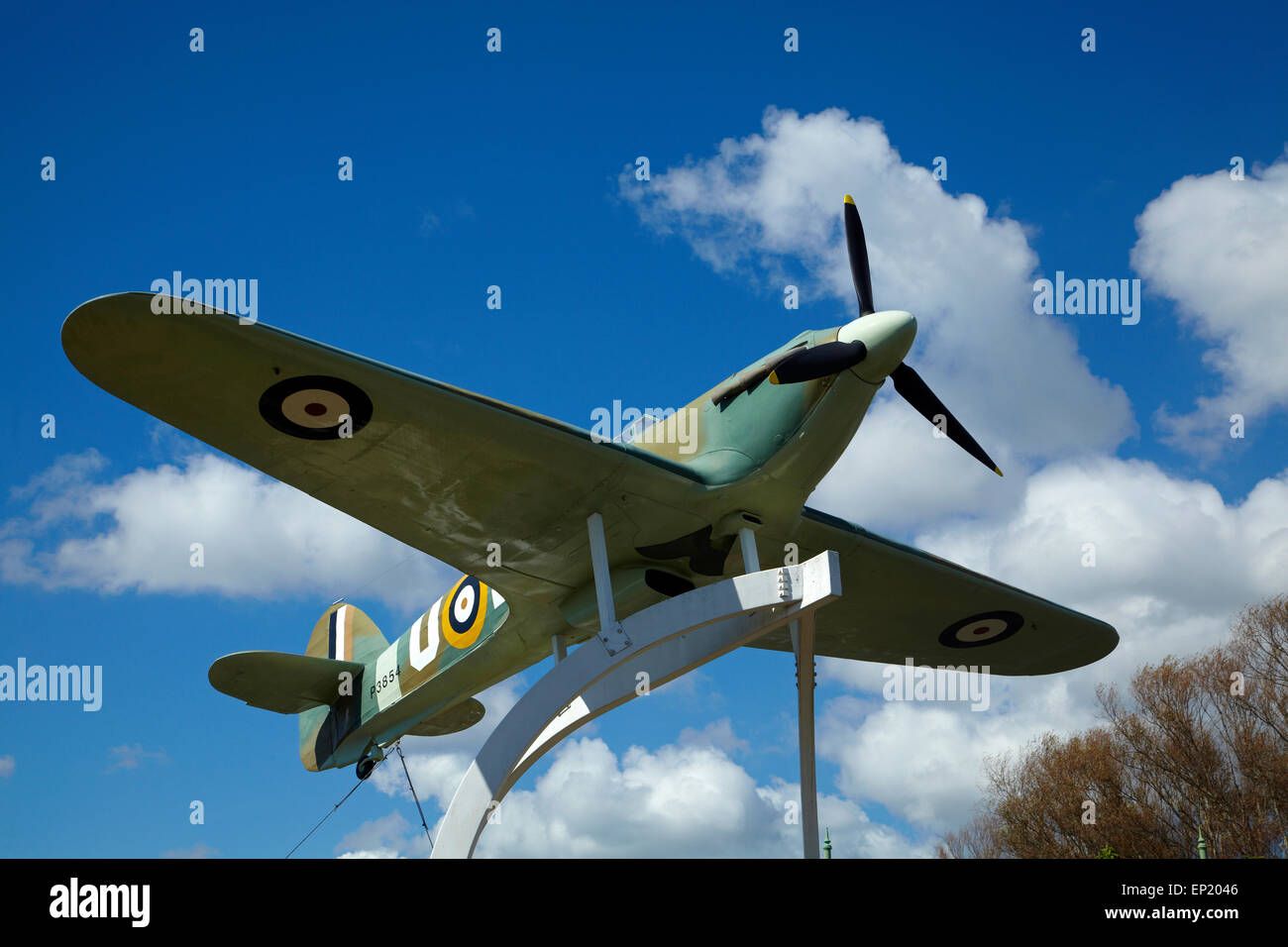 Hawker Hurricane Kämpfer Replik an MOTAT (Museum für Verkehr und Technik), Auckland, Nordinsel, Neuseeland Stockfoto