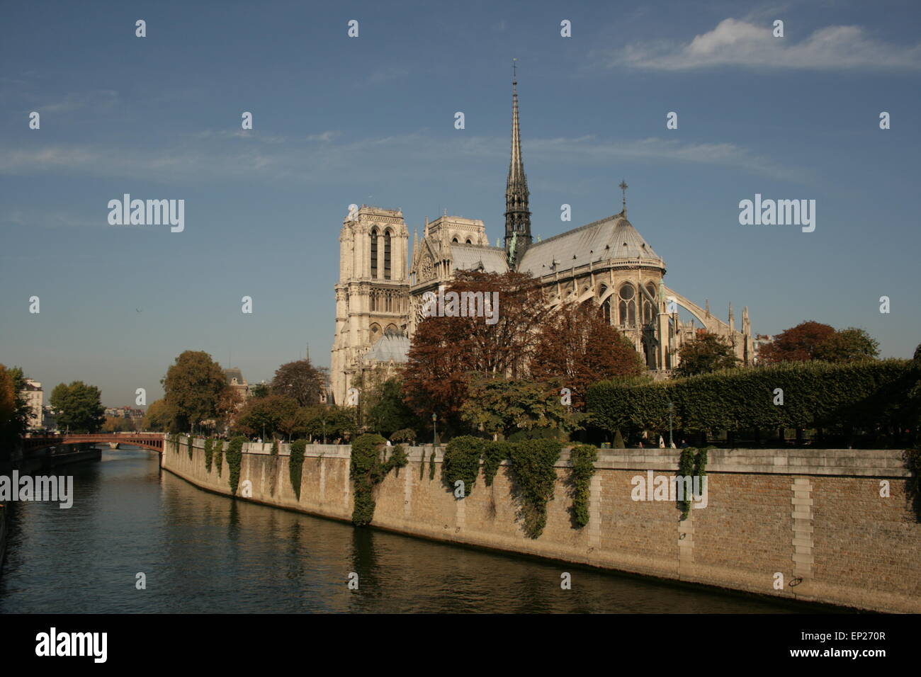 Notre Damm in Paris Stockfoto