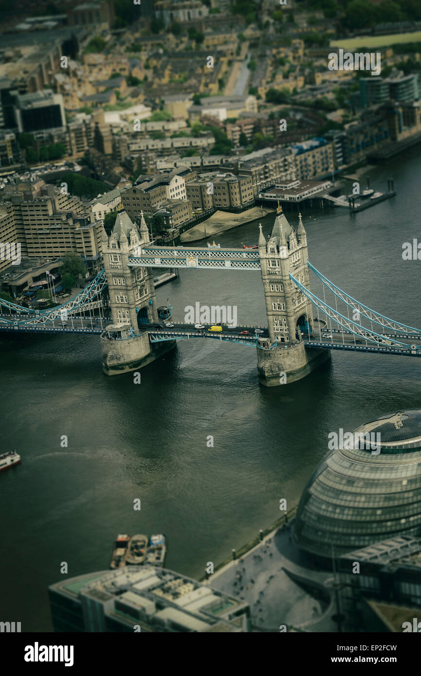 Turm von London Bridge, England Stockfoto