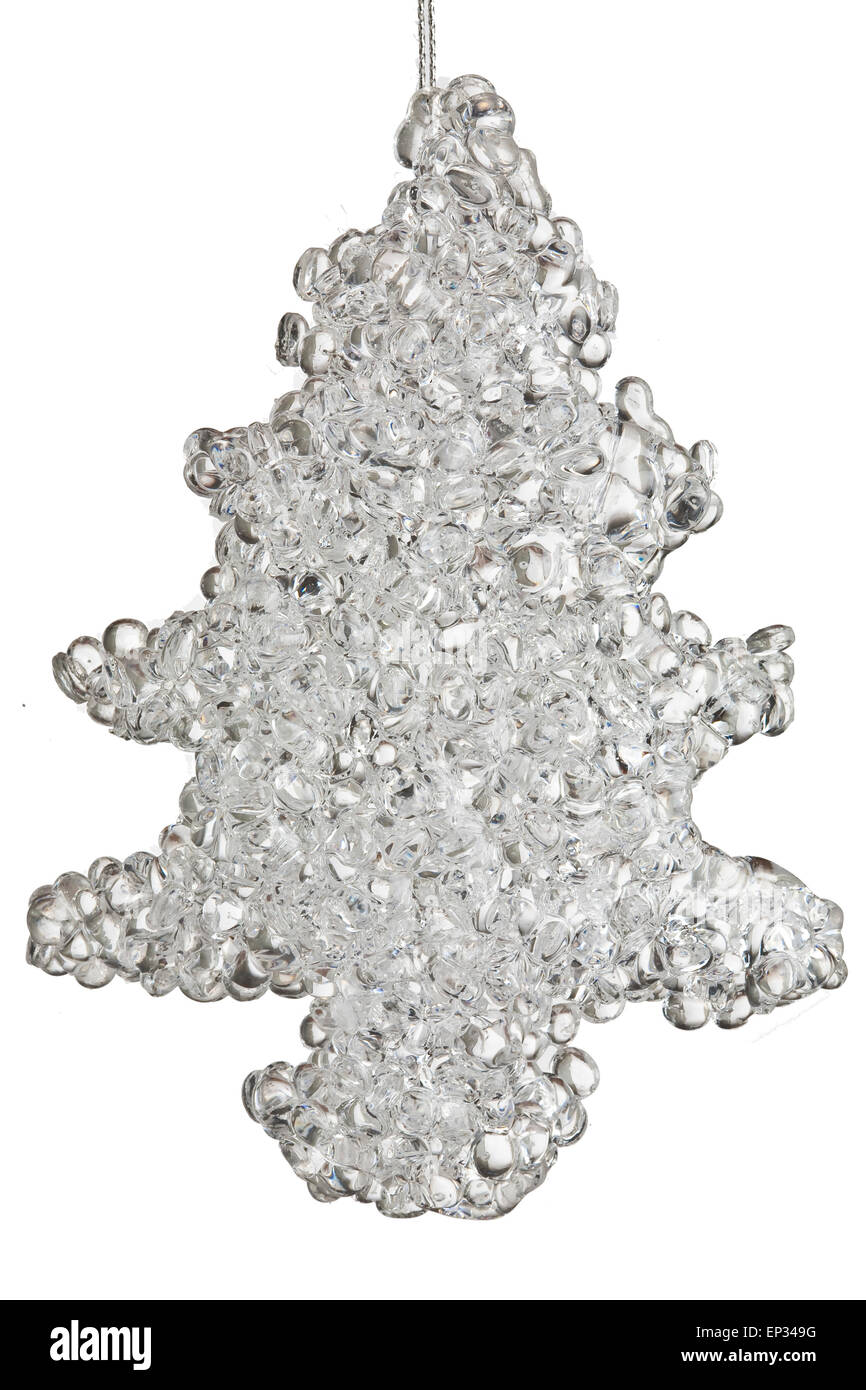 Glas glatt Xmas Tree ornament Stockfoto